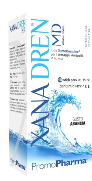 XANADREN MD ARANCIA 10 STICK PACK X 15 ML - farmanauta.it