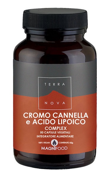 TERRANOVA CROMO/CANNELLA/ACIDO LIPOICO COMPLEX 50 CAPSULE - farmanauta.it