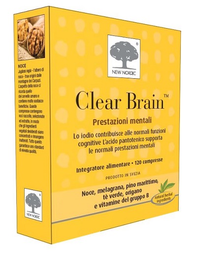 CLEAR BRAIN 120 COMPRESSE - farmanauta.it