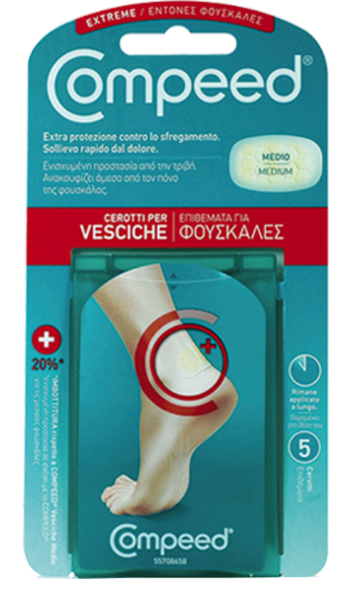COMPEED CEROTTO PER VESCICHE TALLONE SPORT 5 PEZZI - farmanauta.it