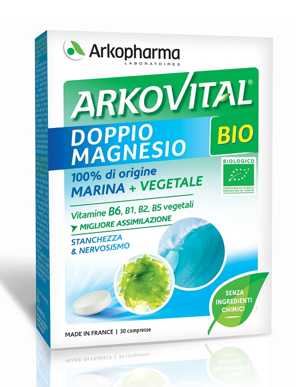 ARKOVITAL DOPPIO MAGNESIO BIO 30 COMPRESSE - farmanauta.it
