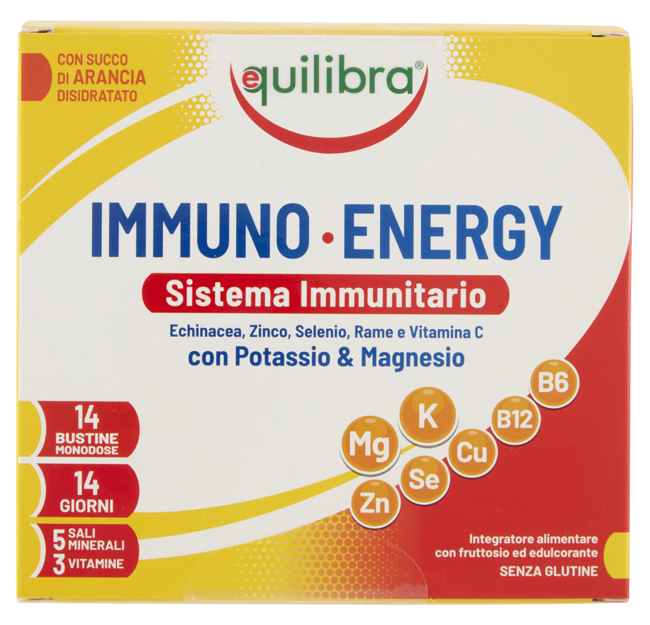 IMMUNO ENERGY POTASSIO & MAGNESIO 14 BUSTINE - farmanauta.it