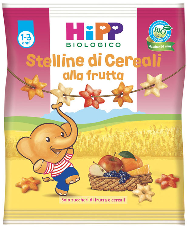 HIPP BIO STELLINE DI CEREALI ALLA FRUTTA 30 G - farmanauta.it