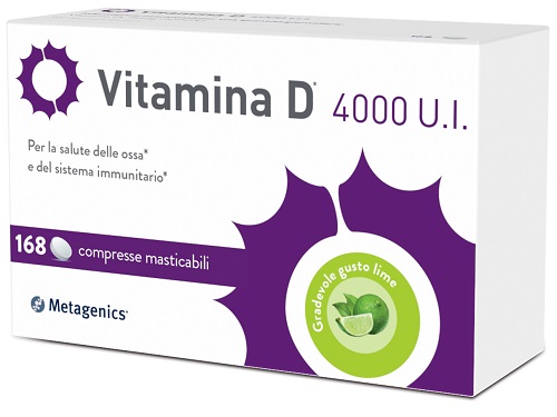 VITAMINA D 4000UI 168 COMPRESSE MASTICABILI - farmanauta.it