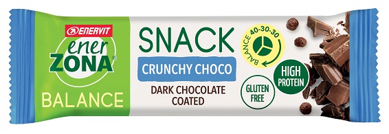 ENERZONA SNACK CRUNCHY CHOCO 33 G - farmanauta.it