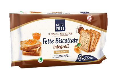 NUTRIFREE FETTE BISCOTTATE INTEGRALI 225 G - farmanauta.it