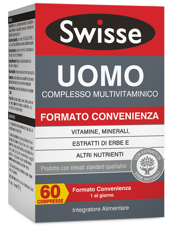 SWISSE UOMO MULTIVITAMINICO 60 COMPRESSE - farmanauta.it