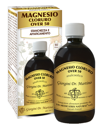 MAGNESIO CLORURO OVER 50 500 ML LIQUIDO ANALCOLICO - farmanauta.it