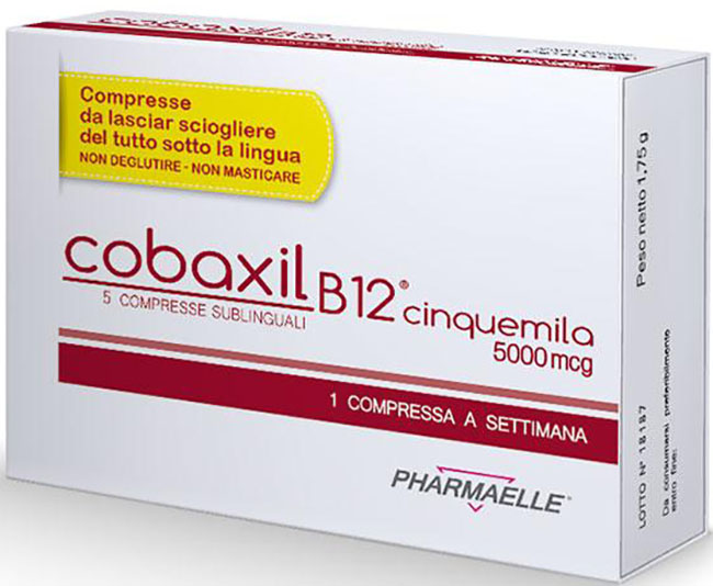 COBAXIL B12 5000MCG 5 COMPRESSE SUBLINGUALI - farmanauta.it