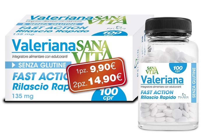 SANAVITA VALERIANA 100 COMPRESSE - farmanauta.it