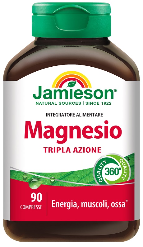 JAMIESON MAGNESIO TRIPLA AZIONE 90 COMPRESSE - farmanauta.it