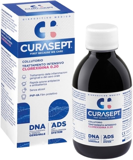 CURASEPT COLLUTORIO 0,20 ADS + DNA 200 ML - farmanauta.it