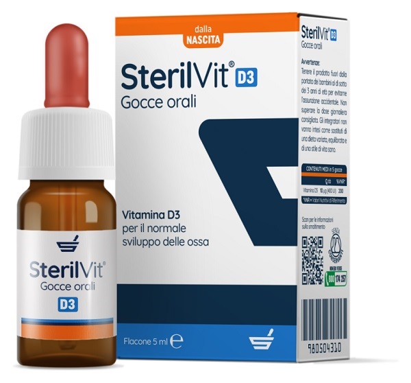 STERILVIT D3 GOCCE 5 ML - farmanauta.it