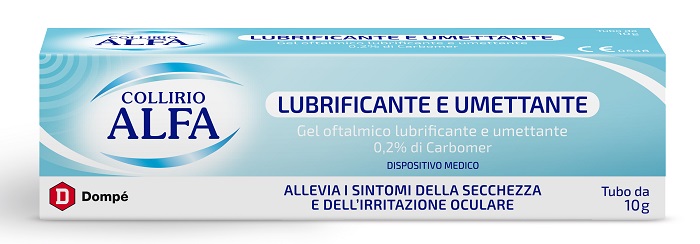 COLLIRIO ALFA LUBRIFICANTE E UMETTANTE GEL 10 ML - farmanauta.it