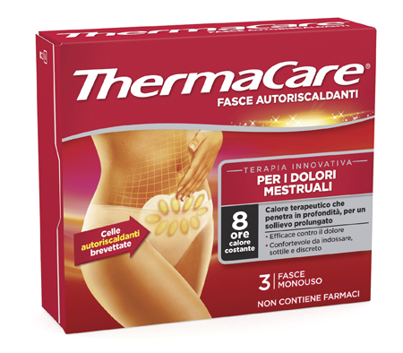 FASCIA THERMACARE DOLORI MESTRUALI 3 PEZZI - farmanauta.it