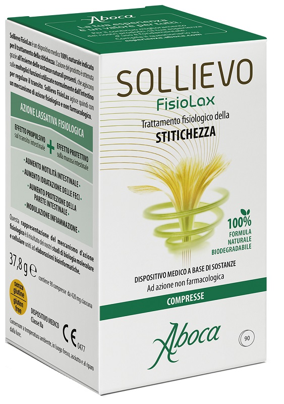 SOLLIEVO FISIOLAX 90 COMPRESSE - farmanauta.it