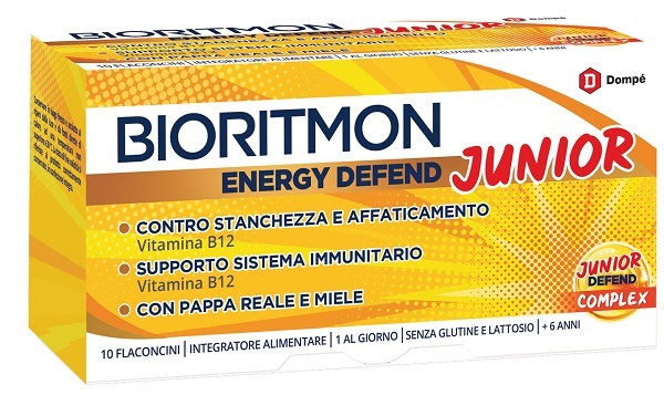 BIORITMON ENERGY DEFEND JUNIOR 10 FLACONCINI 10 ML - farmanauta.it