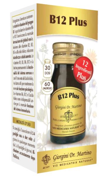 B12 PLUS 60 PASTIGLIE - farmanauta.it
