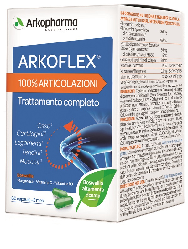 ARKOFLEX 100% ARTICOLAZIONI 60 CAPSULE - farmanauta.it