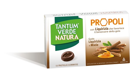 TANTUM VERDE NATURA 15 PASTIGLIE LIQUIRIZIA - farmanauta.it