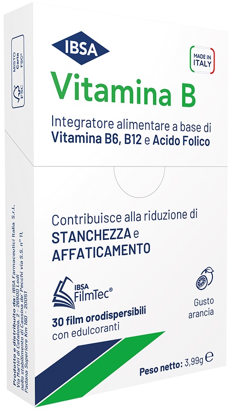 VITAMINA B IBSA 30 FILM ORALI - farmanauta.it