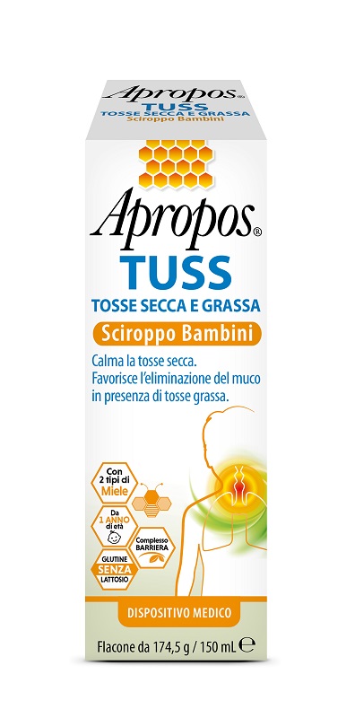 APROPOS TUSS SCIROPPO BAMBINI 150 ML - farmanauta.it