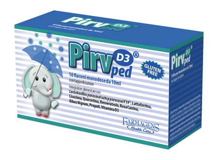 PIRV D3 PED 10 FLACONI MONODOSE - farmanauta.it