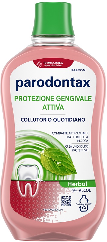 PARODONTAX COLLUTORIO PROTEZIONE GENGIVE HERBAL 500 ML - farmanauta.it