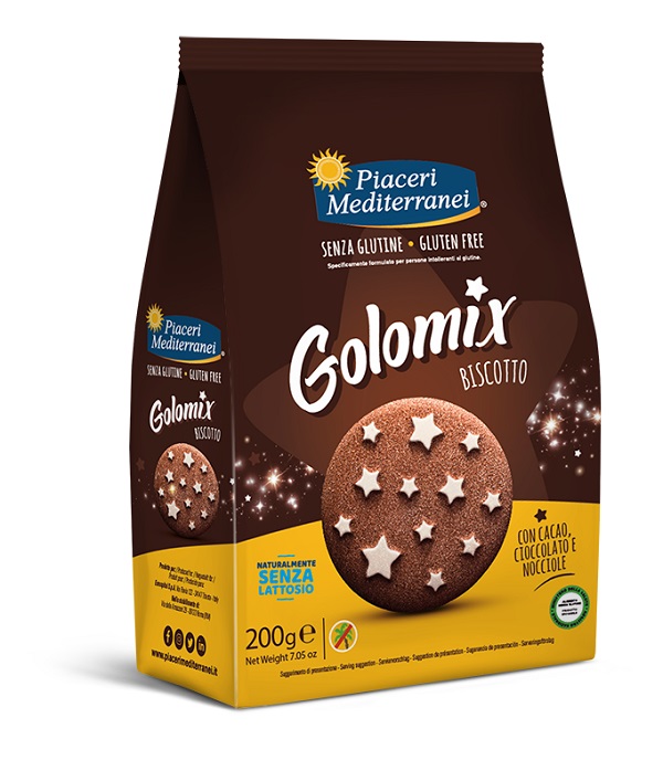PIACERI MEDITERRANEI GOLOMIX BISCOTTO 200 G - farmanauta.it