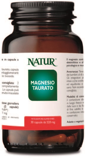 MAGNESIO TAURATO 30 CAPSULE - farmanauta.it