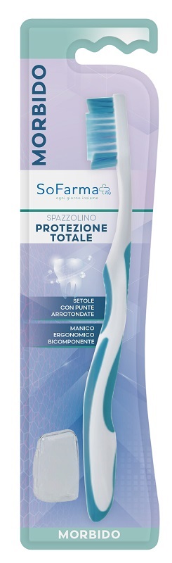 SPAZZOLINO TOTAL PROTECTION SETOLE MORBIDE SOFARMAPIU' - farmanauta.it