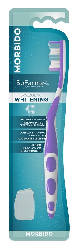 SPAZZOLINO WHITENING SETOLE MORBIDE SOFARMAPIU' - farmanauta.it