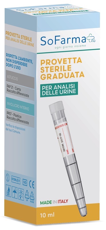 PROVETTA URINA 10 ML SOFARMAPIU' - farmanauta.it