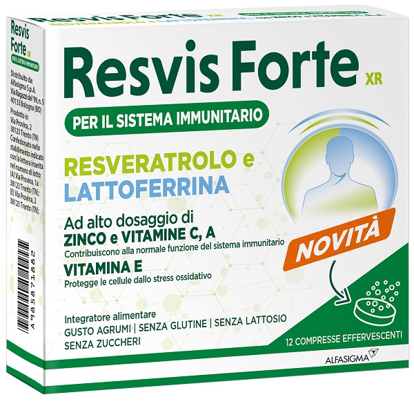 RESVIS FORTE XR 12 COMPRESSE EFFERVESCENTI - farmanauta.it