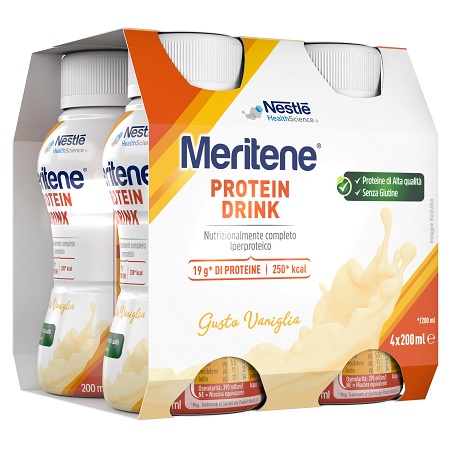 MERITENE DRINK VANIGLIA 4 PEZZI DA 200 ML - farmanauta.it