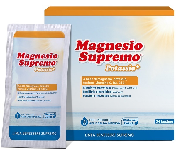 MAGNESIO SUPREMO POTASSIO+ 24 BUSTINE - farmanauta.it