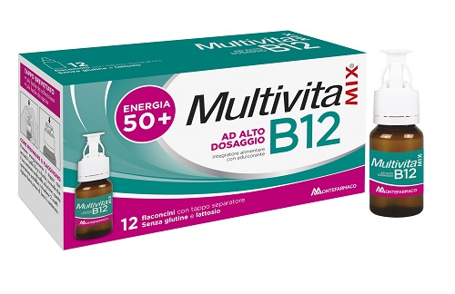 MULTIVITAMIX B12 12 FLACONCINI - farmanauta.it