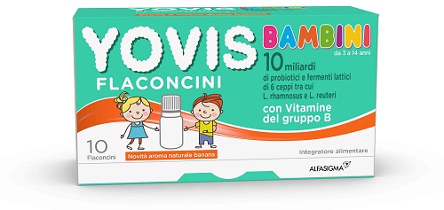 YOVIS BAMBINI BANANA 10 FLACONCINI DA 10 ML - farmanauta.it